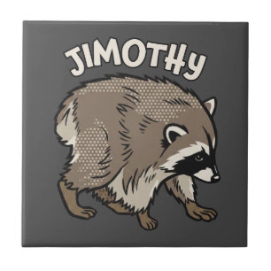 Guaxinim de estilo cômico Jimothy Animal