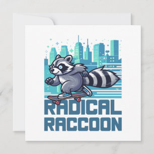 Guaxinim Radical Skatista Urbano