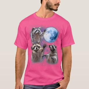 Guaxinins Gritando Na Camisa Da Lua - Raios Engraç