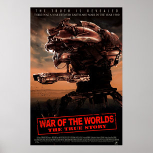 Guerra dos Mundos O Verdadeiro Poster do Filme da 