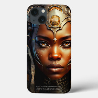 Guerreira Africana Princesa Afrofuturismo Renderiz