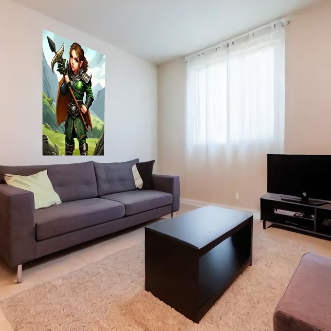 Guerreira Mangueira | AI Art Poster (Criador carregado)