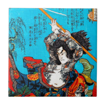 Guerreiro antigo japonês oriental legal Jo do samu