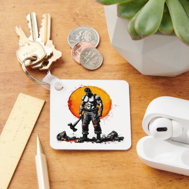 guerreiro barbárie fantasma medieval Chaveiro (Mesa)