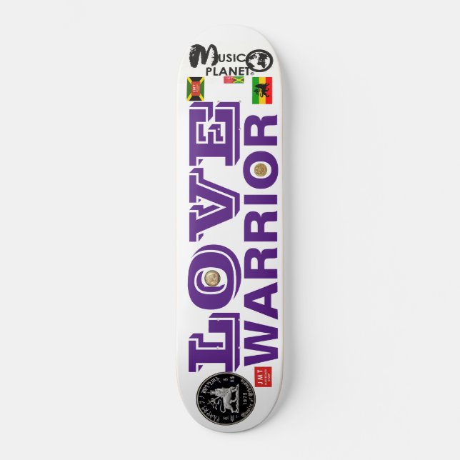 GUERREIRO  DO  AMOR  Skateboard (Frente)