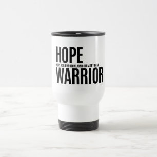 Guerreiro Esperança - Caneca de viagem (Branco)