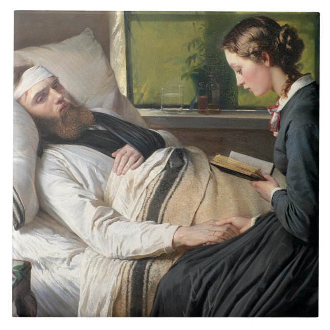 Guerreiro ferido (por Elisabeth Jerichau-Baumann) (Frente)