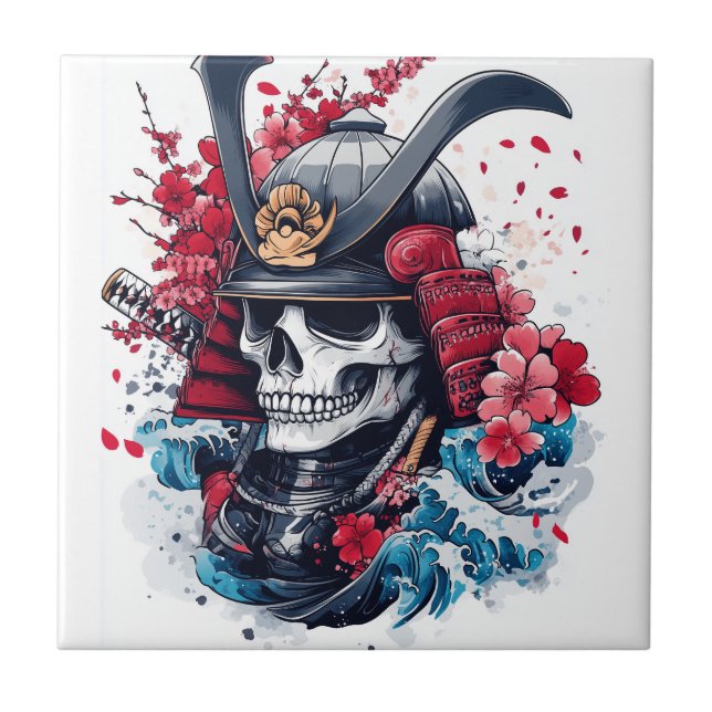 Guerreiro Samurai Caveira (Frente)