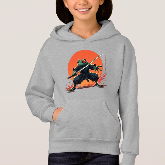 Guerreiro Sapo Ninja - Combatente Anime Samurai Ka (Frente)