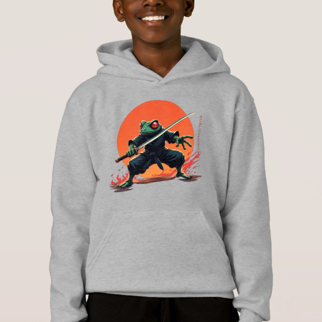 Guerreiro Sapo Ninja - Combatente Anime Samurai Ka (Frente)