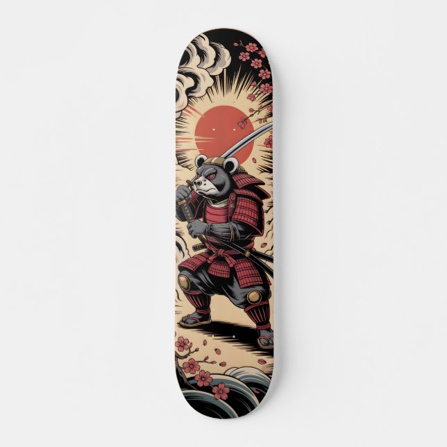 Guerreiro Urso Samurai Skate (Frente)