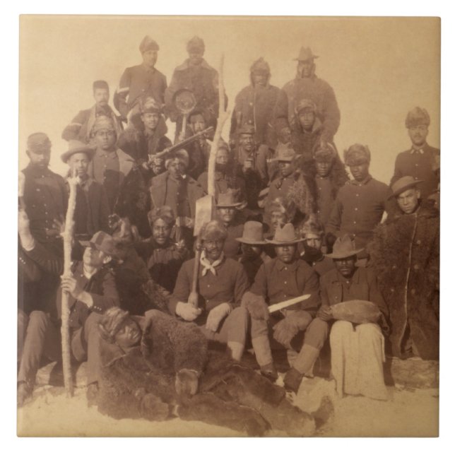 Guerreiros de Buffalo: Cavalaria Negra Americana L (Frente)