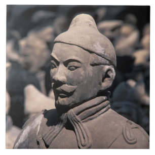 guerreiros de terracota no túmulo do Imperador Qin