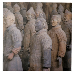 guerreiros de terracota no túmulo do Imperador Qin
