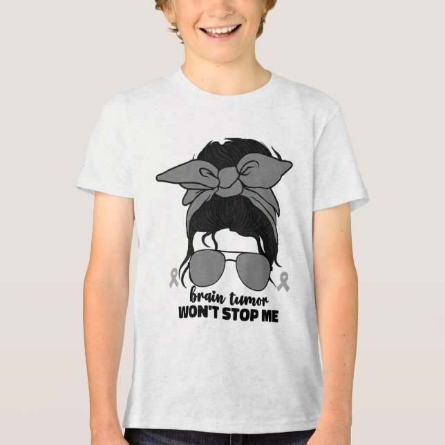 Guerreiros do Tumor do Cérebro Mulheres vão Cinza  (Frente)