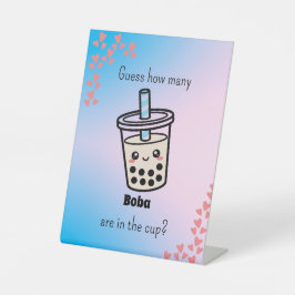 Guess How Many Boba Are in the Cup? Gender Reveal