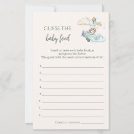 Guess The Baby Food Game Bearly Wait Airplane Boy