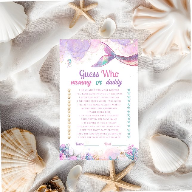 Guess Who Mommy Daddy Mermaid Game (Criador carregado)