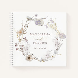 Guest Book de flores silvestres