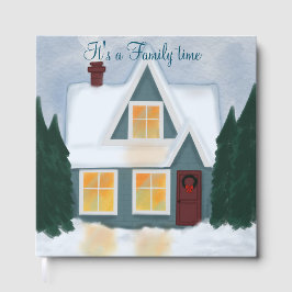 Guia da Família com ilustração do inverno