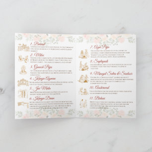 Guia de casamento indiano e programa de casamento