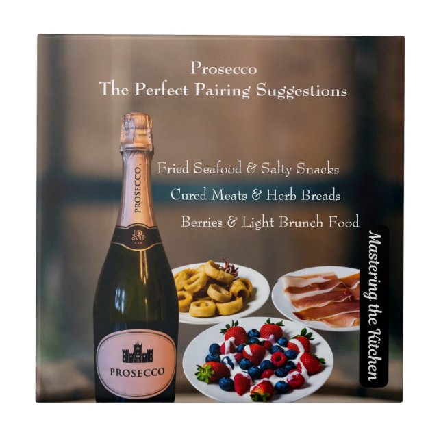 Guia de Combinação de Vinho Prosecco/Dominando a C (Frente)