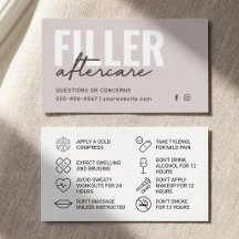 Guia de Cuidados Pós-Preenchimento Soft Taupe Mini