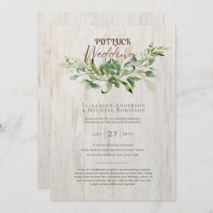 Guia de Modelo de Convite para Casamento Rustic PO