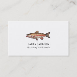 Guia de pesca Pescador Cartão de visita