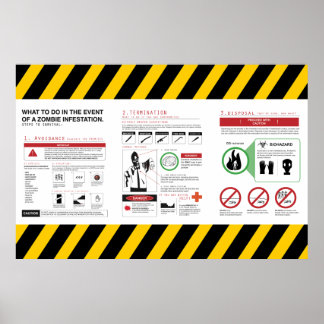 Guia de Sobrevivência Zombie - Poster de Deluxe