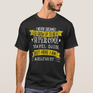 Guia de Viagem engraçada camisa Cargo Cargo Profis