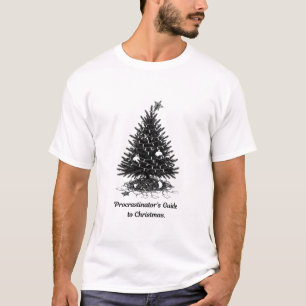 Guia do Procrastinador Camiseta de Natal