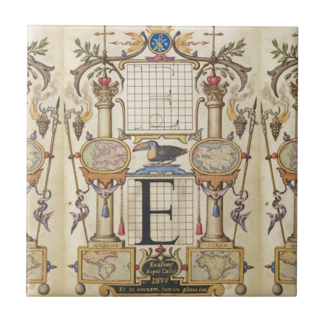 Guia para a construção da letra E (Frente)