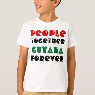 Guiana pessoas com camisetas para crianças
