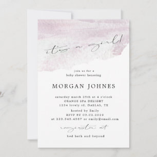 guião pastel elegante é um Chá de fraldas feminino