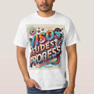 Guias De Visão Progresso Da Camisa T - Mo Multicol