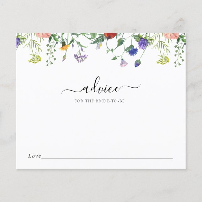 Guias dos Campos de Flor Selvagem para a Noiva (Frente)