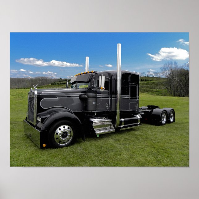 Guida Kenworth W900L Poster (Frente)