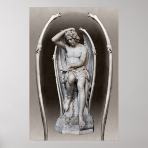 Guillaume Geefs Lucifer CC0286 Poster 36 em 91 cm