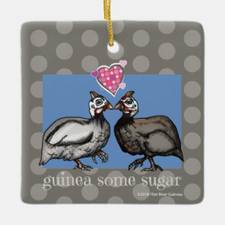 GUINÉ ALGUM ornamento cerâmico do polkadot do