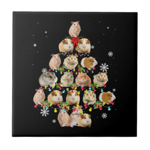 Guiné Pig Árvore de Natal Luz Engraçada Present