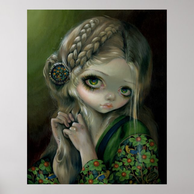 Guinevere Teve IMPRESSÃO Verde ART Jasmine Becket- (Frente)