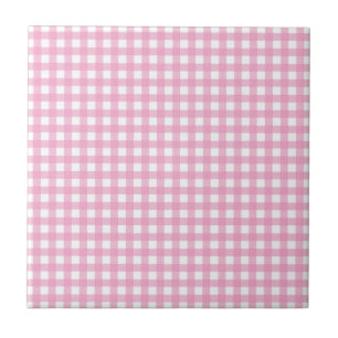 Guingão cor-de-rosa e branco