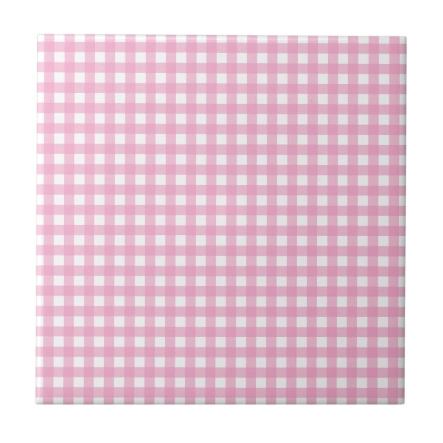 Guingão cor-de-rosa e branco (Frente)