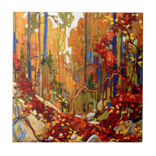 Guirlanda de Outono, Pintura Colorida,