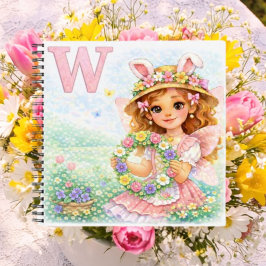 Guirlanda Floral W Personalizada Presente para Men