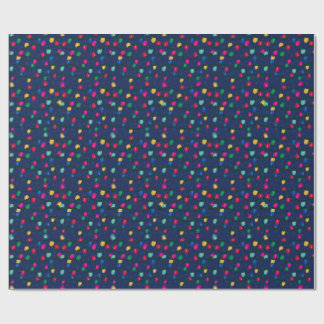 Guirlandas Retro Iluminadas - Papel de Embrulho de