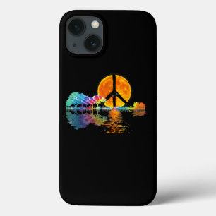 Guitar-lago Shadow Peace Love Guitar Hippie