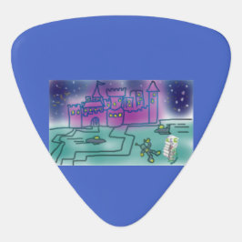 Guitar Pick Palha de Violão do Castelo Espacial