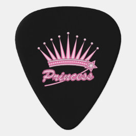 Guitar Pick Princesa Rosa Coroa